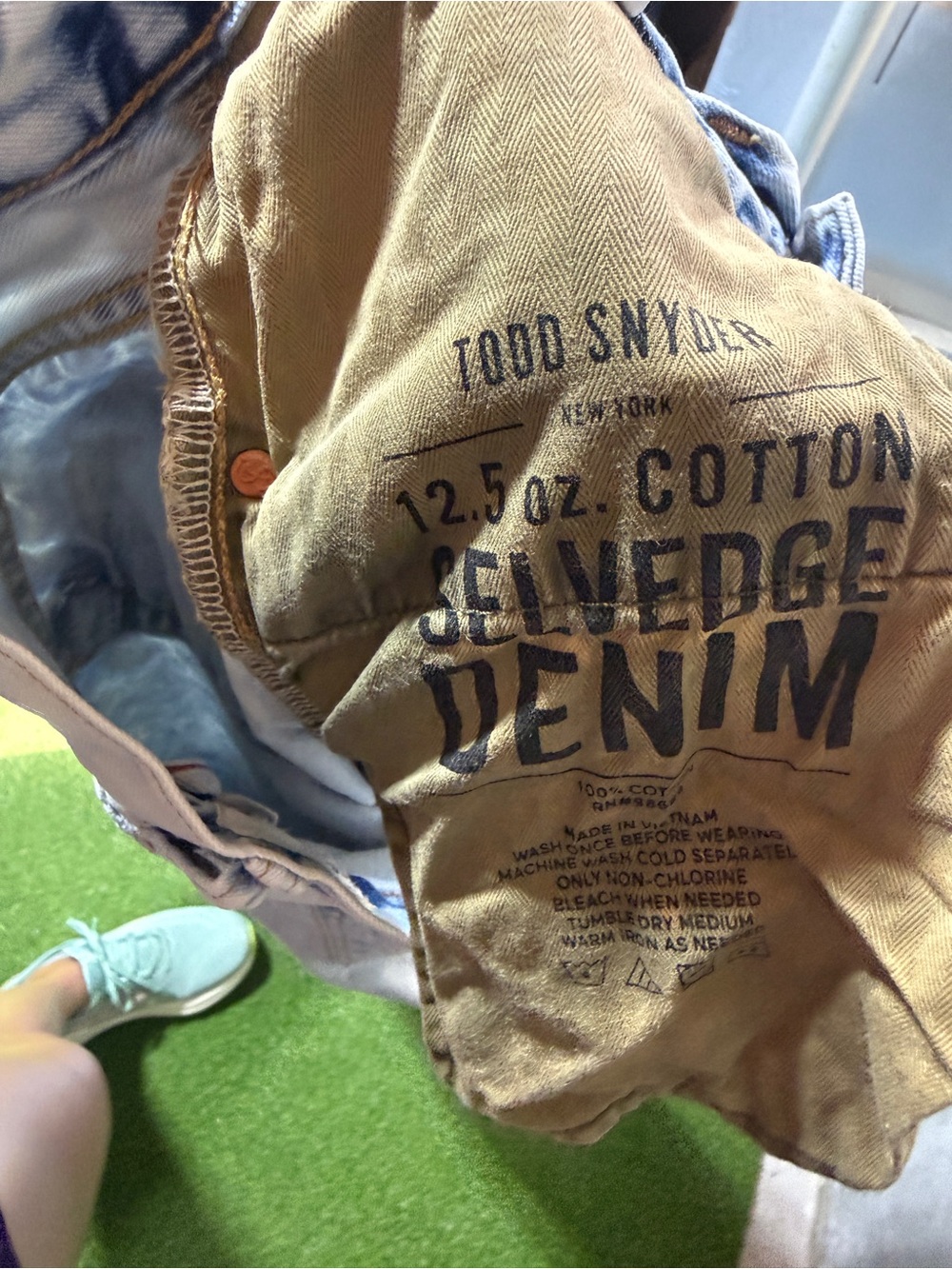 Todd Snyder Slim Fit Selvedge Jeans 32x32 - Picture 14 of 14